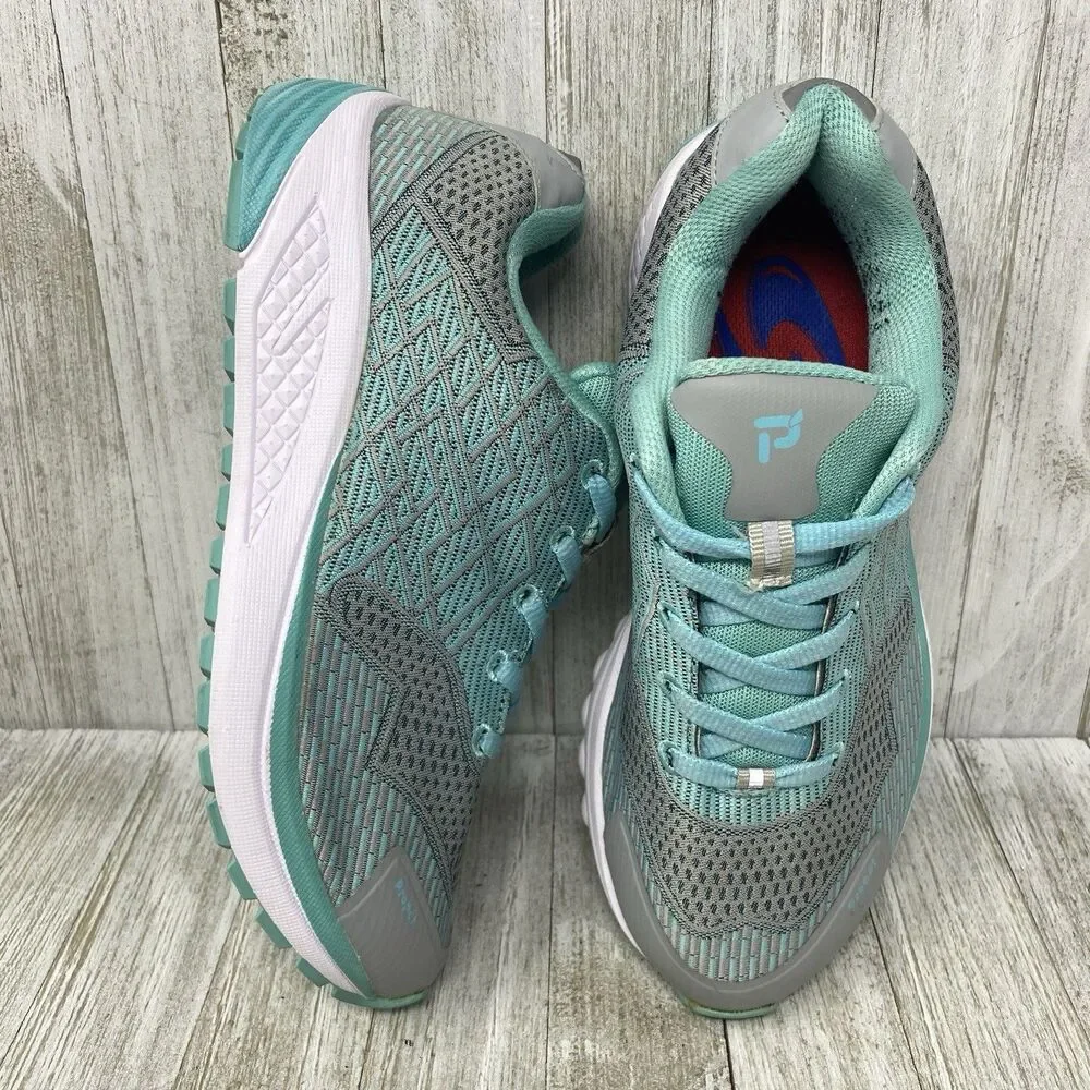 PROPET ONE Grey/Mint Women's 7.5 W(D) Walking Diabetic Stability Shoe WAA102M - Picture 4 of 10